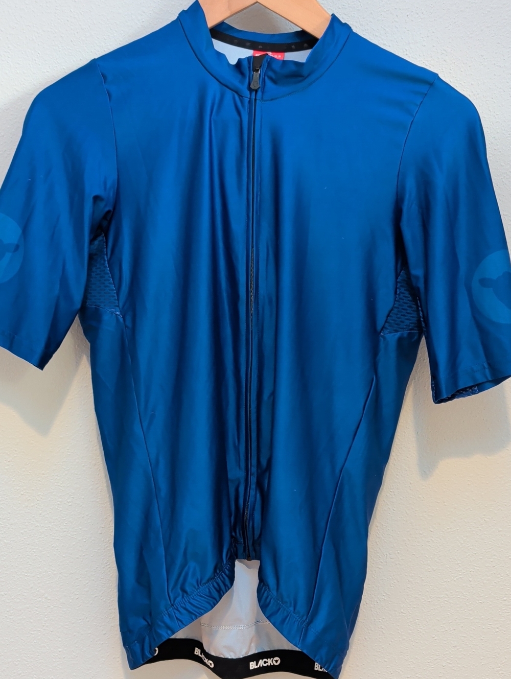 Black Sheep Women's Blue Cycling Jersey - Short Sleeve